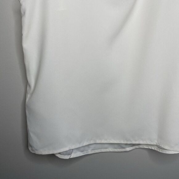 J.CREW Top Women XS Sleeveless Button-Back Shell NEW Ivory BY429 - Picture 8 of 11